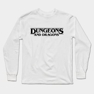 Dungeons Stranger And Dragons Things Long Sleeve T-Shirt